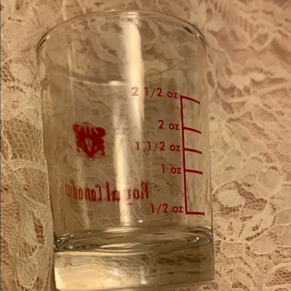 2 Royal Canadian Shot Glasses